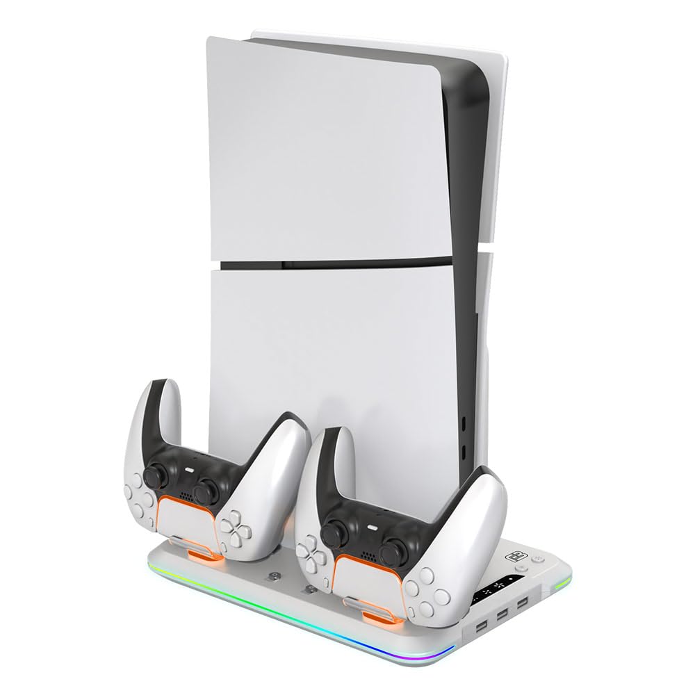 Cargador Blackfire Multifunction Charging Stand Rgb Led ( PS5 - Slim) - Soporte de carga Cargador Blackfire Multifunction Charging Stand Rgb Led ( PS5 - Slim) - Soporte de carga